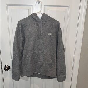 Nike Men's Charcoal Gray Hoodie